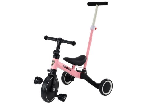 Rower Trójkołowy PRO50 Rowerek Z Rączką Do Prowadzenia Różowy LEAN Trike Rower Trójkołowy PRO50 Rowerek Z Rączką Do Prowadzenia Różowy LEAN Trike