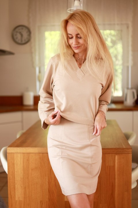 Sukienka Komplet Model Dallas Beige - Mirale Mirale