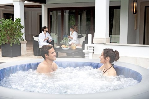 Dmuchane Spa Santorini 7 osobowe 216 x 216 x 80 cm Bestway 6001T Bestway Dmuchane Spa Santorini 7 osobowe 216 x 216 x 80 cm Bestway 6001T Bestway
