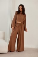 Bluzka Model Martina BRA BLU0216 Brown - Roco Fashion Roco Fashion