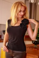 Bluzka Model Peony Black - Mirale Mirale