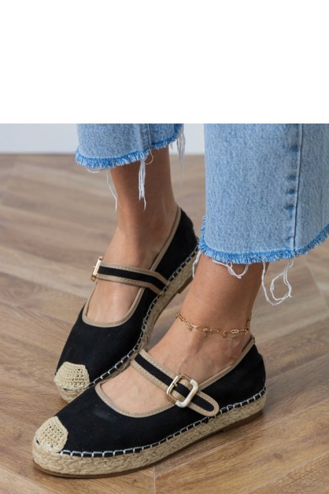 Espadryle Model Pilata J20032 Black - PRIMO PRIMO