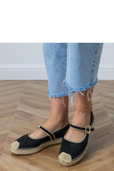 Espadryle Model Pilata J20032 Black - PRIMO PRIMO