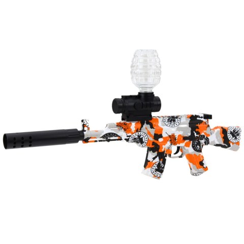 Karabin AK47 Na Kulki Wodne Hydrożelowe Graffiti Pomarańczowy LEAN Toys Karabin AK47 Na Kulki Wodne Hydrożelowe Graffiti Pomarańczowy LEAN Toys