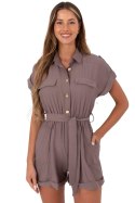 Kombinezon Model MI-KO-A5043.70 Dark Beige - Italy Moda Italy Moda
