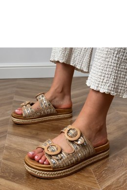 Sandał Klapki Model Lanora HF11-6 Beige - PRIMO PRIMO