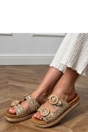 Sandał Klapki Model Lanora HF11-6 Beige - PRIMO PRIMO