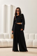 Spodnie Damskie Model Lara CZA SPD0046 Black - Roco Fashion Roco Fashion