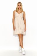 Sukienka Model M818 Light Beige - Makadamia Makadamia