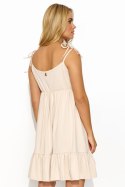 Sukienka Model M818 Light Beige - Makadamia Makadamia