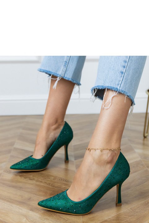 Szpilki Model Kortis VB22351 Green - PRIMO PRIMO