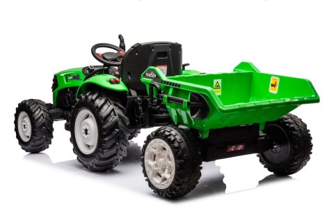 Traktor Na Akumulator HC-306 Z Przyczepą Jasno Zielony 24V LEAN CARS Traktor Na Akumulator HC-306 Z Przyczepą Jasno Zielony 24V LEAN CARS