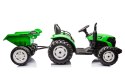 Traktor Na Akumulator HC-306 Z Przyczepą Jasno Zielony 24V LEAN CARS