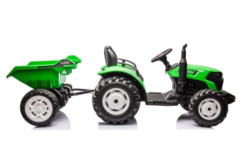 Traktor Na Akumulator HC-306 Z Przyczepą Jasno Zielony 24V LEAN CARS Traktor Na Akumulator HC-306 Z Przyczepą Jasno Zielony 24V LEAN CARS