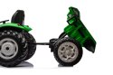 Traktor Na Akumulator HC-306 Z Przyczepą Jasno Zielony 24V LEAN CARS