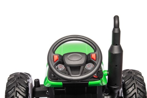 Traktor Na Akumulator HC-306 Z Przyczepą Jasno Zielony 24V LEAN CARS Traktor Na Akumulator HC-306 Z Przyczepą Jasno Zielony 24V LEAN CARS