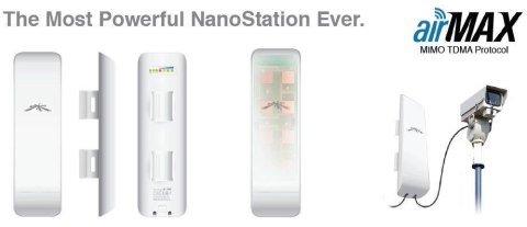 Urządzenie typu CPE UBIQUITI airMAX NanoStation M2 2.4GHz 11dBi Ubiquiti Networks Inc Urządzenie typu CPE UBIQUITI airMAX NanoStation M2 2.4GHz 11dBi Ubiquiti Networks Inc