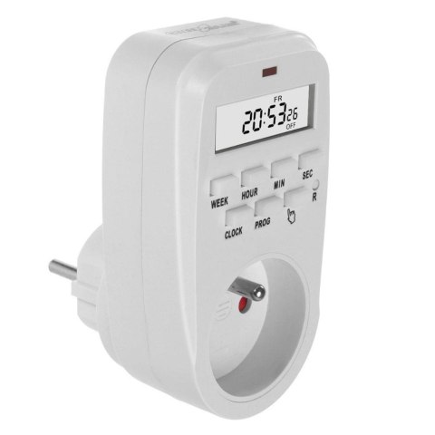 Włącznik czasowy timer cyfrowy GreenBlue GB362 E, max. obciążenie 16A, IP20 Greenblue