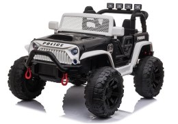 Auto na Akumulator JC666 Policyjny Biały LEAN CARS