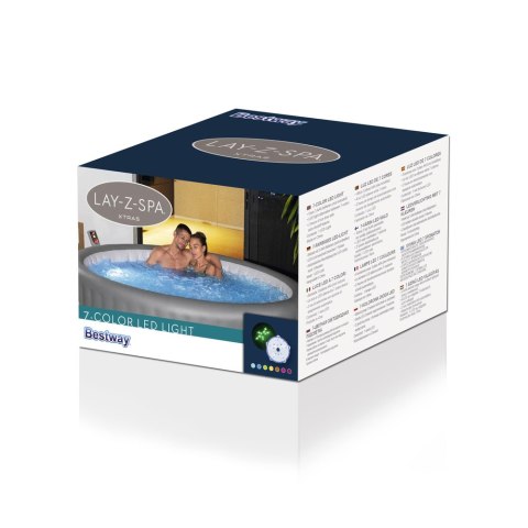 Lampka Basenowa Spa Lay-Z-Spa LED 7 kolorów Bestway 60303 Bestway Lampka Basenowa Spa Lay-Z-Spa LED 7 kolorów Bestway 60303 Bestway