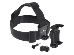 Opaska na głowę Maclean MC-825 uniwersalna, sportowa do telefonu, aparatu, kamer GoPro i innych Maclean