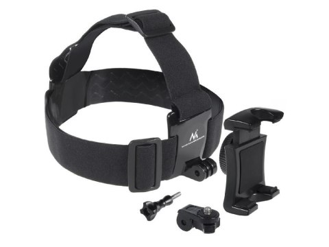 Opaska na głowę Maclean MC-825 uniwersalna, sportowa do telefonu, aparatu, kamer GoPro i innych Maclean Opaska na głowę Maclean MC-825 uniwersalna, sportowa do telefonu, aparatu, kamer GoPro i innych Maclean