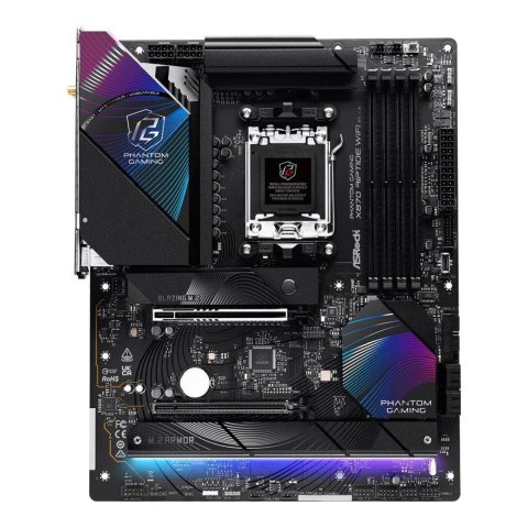 Płyta ASrock X870 RIPTIDE WIFI /AMD X870/DDR5/SATA3/M.2/USB4/PCIe5.0/AM5/ATX ASRock