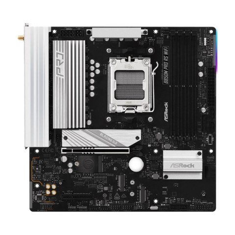 Płyta ASrock B850M Pro RS WiFi /AMD B850/DDR5/SATA3/M.2/USB3.1/WiFi/BT/PCIe5.0/AM5/mATX ASRock Płyta ASrock B850M Pro RS WiFi /AMD B850/DDR5/SATA3/M.2/USB3.1/WiFi/BT/PCIe5.0/AM5/mATX ASRock
