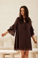 Sukienka Model Beatrice BRA SUK0525 Brown - Roco Fashion Roco Fashion