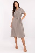 Sukienka Model MI-SK-109898.68 Dark Beige - Italy Moda Italy Moda