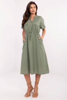 Sukienka Model MI-SK-109898.68 Khaki - Italy Moda Italy Moda
