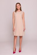 Sukienka Model S408 Beige - Stylove Stylove