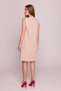 Sukienka Model S408 Beige - Stylove Stylove