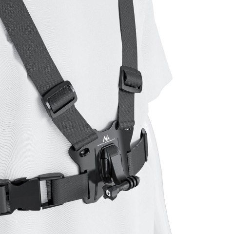 Szelki sportowe Maclean MC-294, uniwersalne, do telefonu, aparatu, kamer GoPro i innych, obrotowy uchwyt Maclean