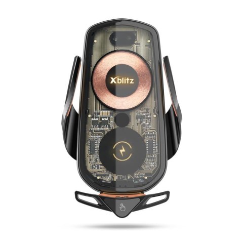 Uchwyt samochodowy Xblitz FX6 Exclusive, automatyczny, z funkcją bezprzewodowego ładowania Xblitz Uchwyt samochodowy Xblitz FX6 Exclusive, automatyczny, z funkcją bezprzewodowego ładowania Xblitz