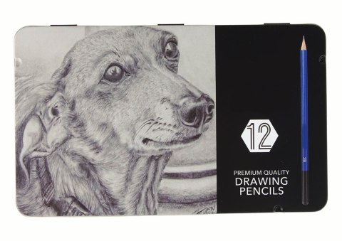 Zestaw Artystyczny Ołówki 12 szt. LEAN