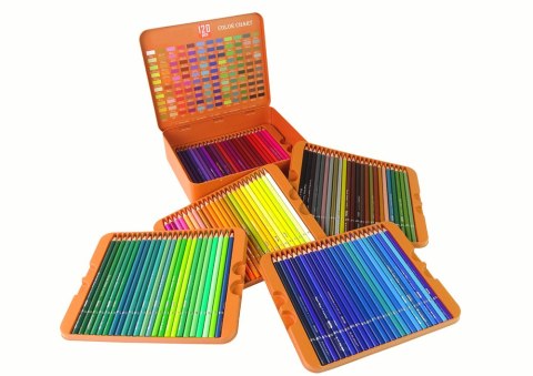 Zestaw Małego Artysty 120Szt. Kredek W Organizerze LEAN Zestaw Małego Artysty 120Szt. Kredek W Organizerze LEAN