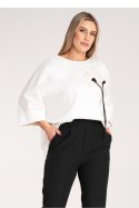 Bluzka Model M1118 White - Figl Figl