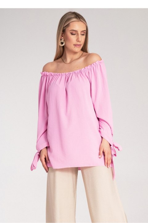 Bluzka Model M1133 Pink - Figl Figl