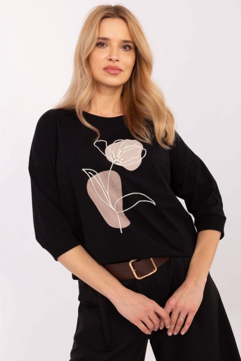 Bluzka Model RV-BZ-A264.21 Black - Relevance Relevance Bluzka Model RV-BZ-A264.21 Black - Relevance Relevance