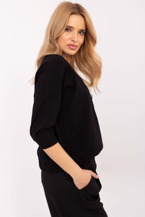 Bluzka Model RV-BZ-A264.21 Black - Relevance Relevance Bluzka Model RV-BZ-A264.21 Black - Relevance Relevance