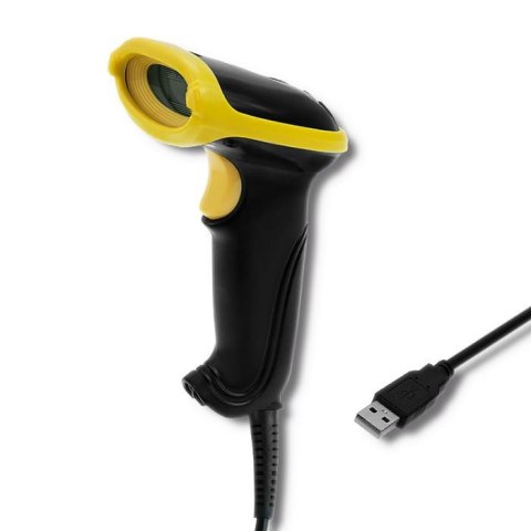 Czytnik kodów kreskowych Qoltec | 1D | 2D | USB Qoltec