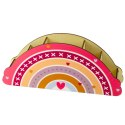 Drewniany Organizer Na Biurko Dla Dzieci Tęcza Różowy LEAN Drewniany Organizer Na Biurko Dla Dzieci Tęcza Różowy LEAN