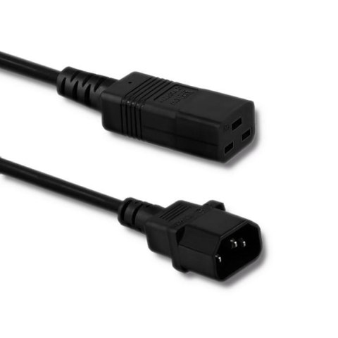 Kabel zasilający Qoltec do UPS | C14/C19 | 2m Qoltec