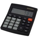 Kalkulator Biurowy Szkolny Klasyczny 8-Cyfrowy LCD Solar Czarny LEAN