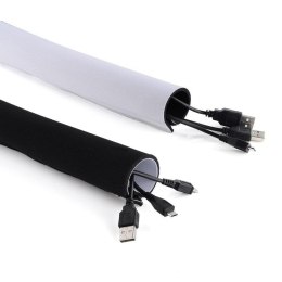 Organizator maskownica kabli Maclean MCTV-672 czarno-biała Maclean