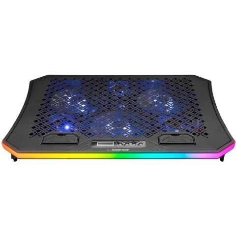 Podstawka chłodząca Rampage AD-RC34 pod laptopa 10-19" LED USB RGB cicha Rampage Podstawka chłodząca Rampage AD-RC34 pod laptopa 10-19" LED USB RGB cicha Rampage