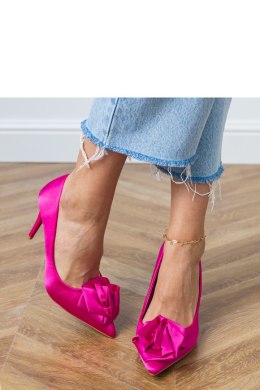 Rožiniai satino bateliai su g?lyte Klerita - PRIMO PRIMO