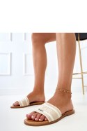 Sandał Klapki Model Fargiza GQ8-060 Beige - PRIMO PRIMO