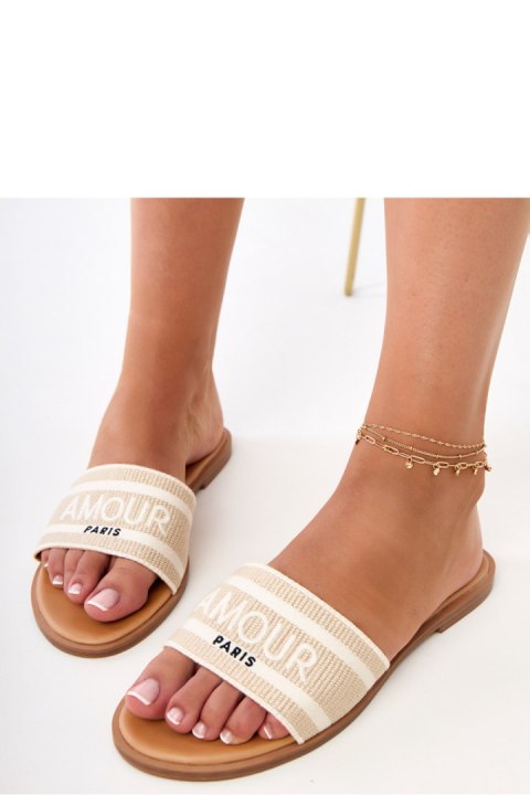 Sandał Klapki Model Fargiza GQ8-060 Beige - PRIMO PRIMO